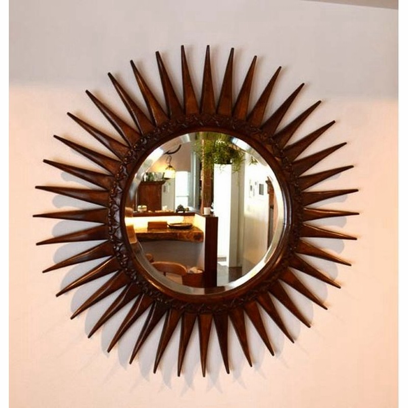 鏡 壁掛け ウォールミラー 壁掛けミラー 壁掛け鏡 アジアン バリ 雑貨 マタハリ彫刻ミラー ｃｍ エスニック リゾート インテリア雑貨 通販 Lineポイント最大0 5 Get Lineショッピング