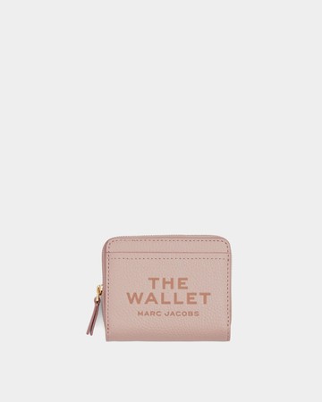 MARC JACOBS 皮革迷你短夾 - 玫瑰粉