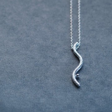 蛇形項鍊 925 銀 男女皆可 獨特設計