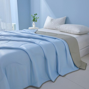 A類黑科技涼感絲夏涼被禮品被單雙人空調被可機洗夏被薄被子