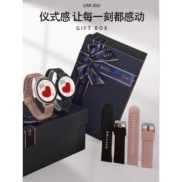 智能手表女藍牙通話情侶款一對運動電子手環男士適用于安卓手機