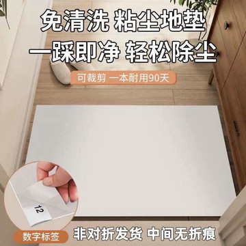 賣場熱銷｜【家用免洗】一次性家用粘塵地墊無塵車間醫院體育館公司防塵地墊