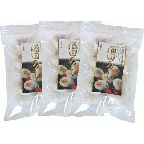 もち 山形県産 酒田女鶴餅 丸餅 350g (10個入)×3袋 送料込