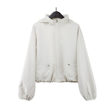 [米蘭精品] 連帽外套休閒夾克-連帽寬鬆短版收腰女外套3色74kr47