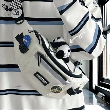 🎇免運特價✨ins港風胸包男潮流工裝休閒新款斜挎包日係運動百搭大容量腰包女#免運