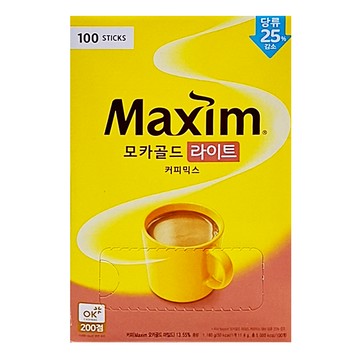 Maxim 麥心 摩卡減糖經典三合一咖啡  11.8g  100條  1盒