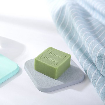 硅藻土吸水瀝水皂墊肥皂盒香皂托創意簡約北歐硅藻泥茶幾杯墊