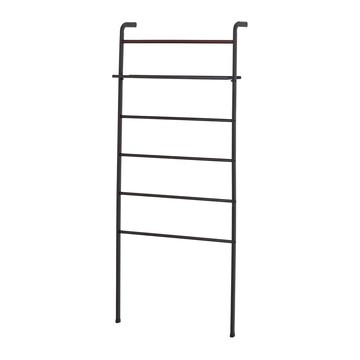 【H&R安室家】台製簡約落地層板掛衣架 BS238B黑色