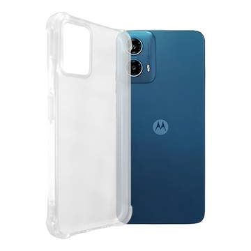 Metal-Slim 四角氣墊防摔手機保護殼  Motorola Moto G34  透明色