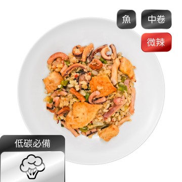 【新品上市】蒜香海鮮花椰米(190大卡)