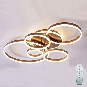 北歐風LED160W遙控調光調色吸頂燈 YP88-V2693C160