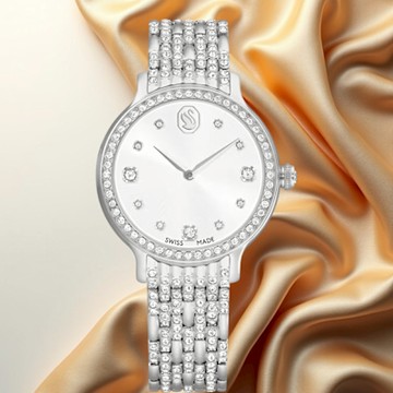 SWAROVSKI 施華洛世奇 Imber 璀璨水晶腕錶 手錶-31mm 5693634