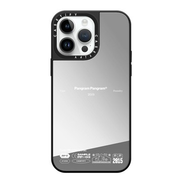 iPhoneアクセサリー CASSETIFY iPhone14Pro Pangram Pangram Pangram Pangram x CASETiFY iPhone 14 Pro Max Case Silver on