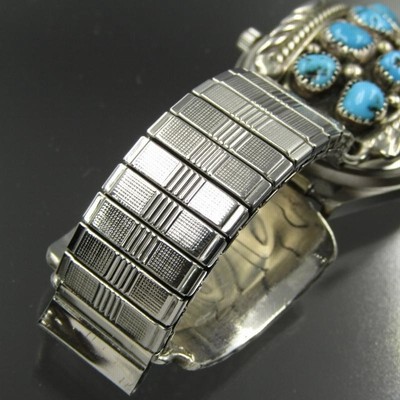 良品 Navajo ナバホ族 腕時計 MH ターコイズ ウォッチ