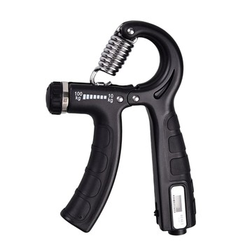 Leader X Mellow Morandi 可調節智能計數握力器 10~100kg  16 x 11cm  黑色  1個