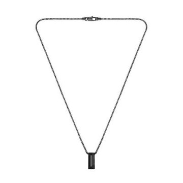 【BOSS】Candor Jewelry 不鏽鋼鏤方項鍊-黑色 1580750