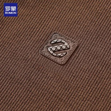 羅蒙假兩件針織衫男襯衫領春秋季2025新款中年爸爸秋裝套頭上衣