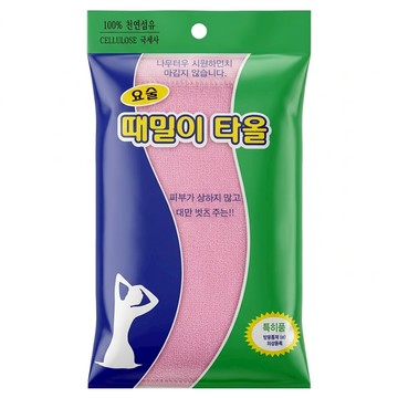 JUNG JUN INDUSTRY 神奇去角質毛巾  粉色  1條