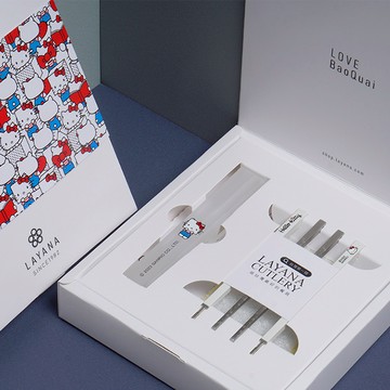 台灣第一筷 台灣製 316不鏽鋼 隨身筷 Hello Kitty 限量款 - 白色