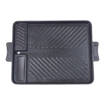 omax韓式麥飯石卡式爐不沾烤盤  33cm  1個