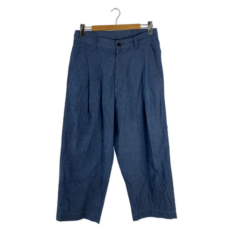 1 TUCK PANTS/ストレートパンツ/2/コットン/BLU/21SCC02 | LINEブランドカタログ