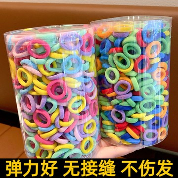🎀biubiu童裝🎀兒童高彈力不傷髮髮繩女彩色紮頭髮圈女童橡皮筋寶寶頭繩女孩頭飾
