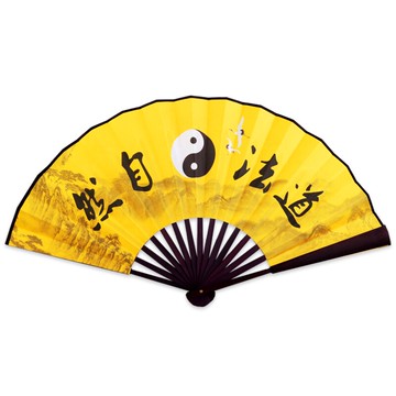 折扇道家法扇底座折扇道教用品太極扇子佛堂供奉擺件五雷符