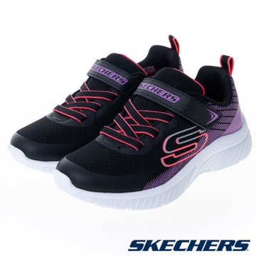 SKECHERS MICROSPEC PLUS 中大童 休閒鞋 303607LBKPR