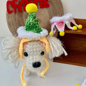 Christmas 聖誕限定-雪地裡小綠樹-寵物狗狗貓咪帽子/領巾