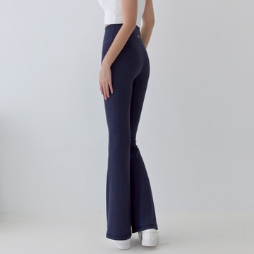 Mori girl 高腰蜜臀美型喇叭褲 藍