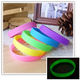 夜光矽膠手環 彩色矽膠手環 運動手環 路跑活動 籃球手環 手腕帶 運動腕帶 客製化印製