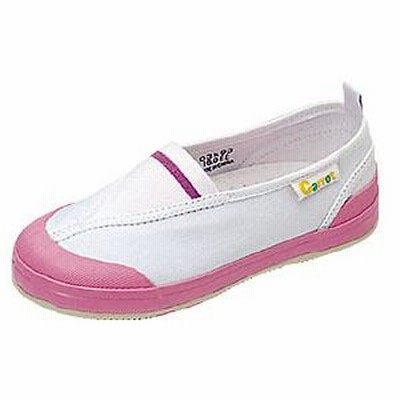 子供上履き　キャロットST12 ハーフサイズ14cm-21.0cmピンク１２１３０１７４