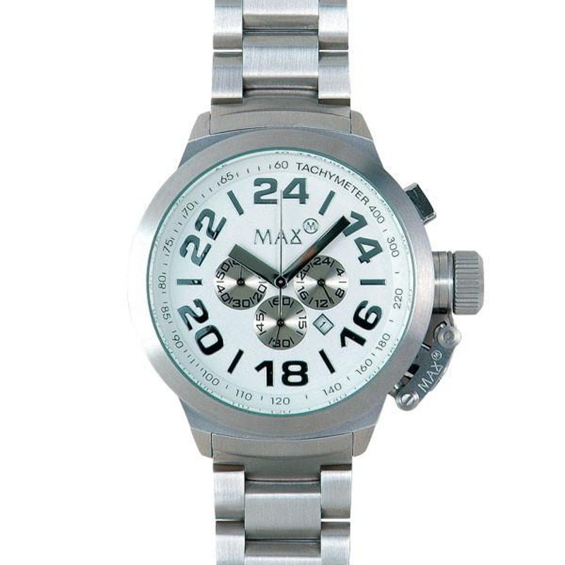 MAX XL WATCHES : 5-MAX457 52mm Big Face メタルバンド腕時計 | LINE