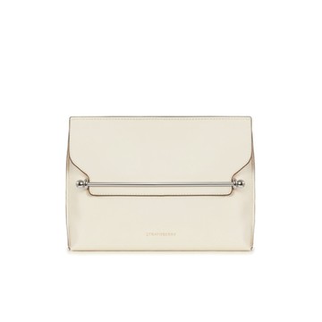 STRATHBERRY Stylist 迷你肩背包-蜥蜴紋燕麥色