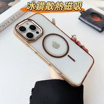 新款冰鑽透明殼 適用蘋果16promax手機殼閃鑽iphone15promax全包防摔保護套14pro輕奢16pro