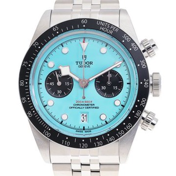 TUDOR 帝舵 BLACK BAY(M79360N-0024)Black Bay Chrono鏈帶款xTiffany藍x41mm