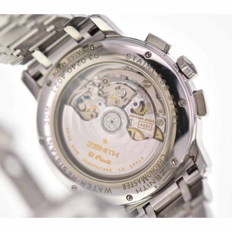 △ ☆美品【ZENITH】ゼニス クロノマスター エルプリメロ 裏スケ