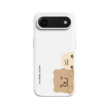 iPhone Air SolidX 白 - 咻咻熊 XiuXiubear - 熊與泥