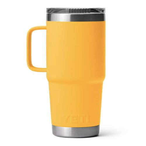 ＜限定カラー＞YETI Rambler 20oz Travel Mug With Stronghold Lid Alpine Yellow   イエティ ランブラー 20oz 591ml トラベルマグ ストロングホールド蓋