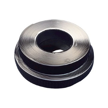 LIENO 黑色魔鬼氈 25mm x 10M 雙面套裝  1捲