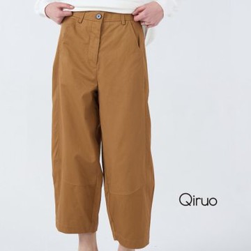 Qiruo 奇若秋冬專櫃休閒九分褲7201C 時髦休閒