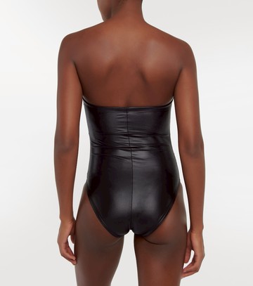 Karla Colletto Basics ruched bandeau swimsuit