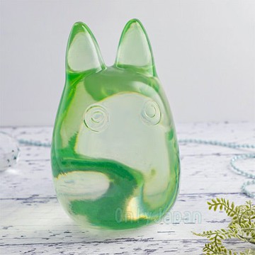 真愛日本 透明 小白龍貓 擺飾 水晶 綠 龍貓totoro 宮崎駿 吉卜力 日本帶回 紙鎮 透明小白 收藏 小白