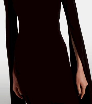 Norma Kamali Draped off-shoulder jersey gown
