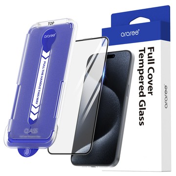 Araree Apple iPhone 15 Pro Max 零失敗強化玻璃保護貼