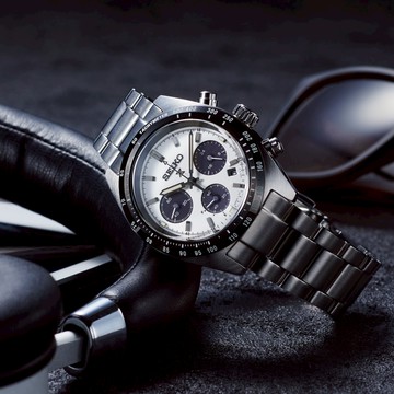 ［下單送六入收藏盒］【SEIKO 精工】熊貓 Prospex 太陽能三眼計時手錶(SSC961P1/V192-00A0S)