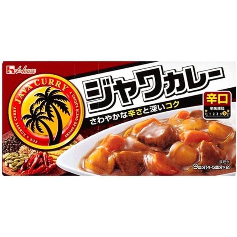 ハウス食品 ジャワカレー 辛口 185g×10個入