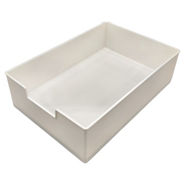 蘿林嚴選 抽屜式置物盒 31.5*21.5*9cm 塑膠 PS 材質  白色  1個