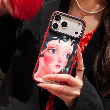 【隱藏式磁吸】DierreWang 油畫鋁合金按鍵全磨砂防摔 iPhone17p18p
