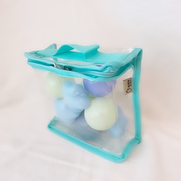 妞妞絲 - 透明收納袋【SGS安心認證】-薄荷綠 (XXS)